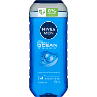 Nivea Men Fresh Ocean 3 in 1 Shower Gel 250ml