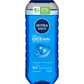 Nivea Men Fresh Ocean 3 in 1 Shower Gel 250ml
