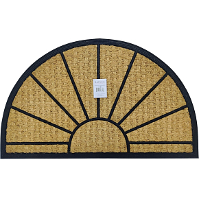 Tidy Home Doormat Rubber and Coconut Half Circle 45 × 75 cm Tidy Home Doormat Rubber and Coconut Half Circle 45 × 75 cm