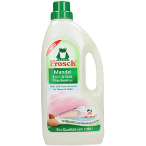 Frosch Eko Wool and Delicate Fabric Laundry Gel with Almond Scent 22 Washes, 1.5 L