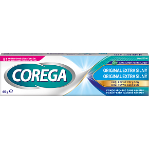 Corega extra strong, denture adhesive cream, 40 g