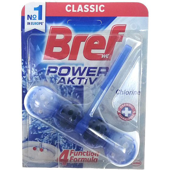 Bref Power Aktiv 4 Function Formula Chlorine WC block 50 g