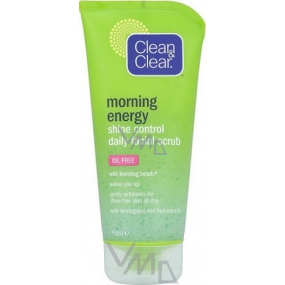 Clean & Clear Morning Energy Shine Control mattifying peeling 150 ml