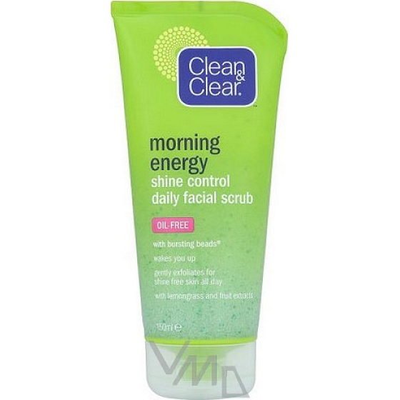 Clean & Clear Morning Energy Shine Control mattifying peeling 150 ml