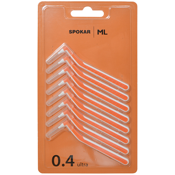 Spokar ML Interdental brushes L 0.4 mm ultra, set of 8 pieces