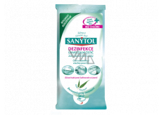 Sanytol Disinfectant cleaning wipes disposable eucalyptus 36 pieces