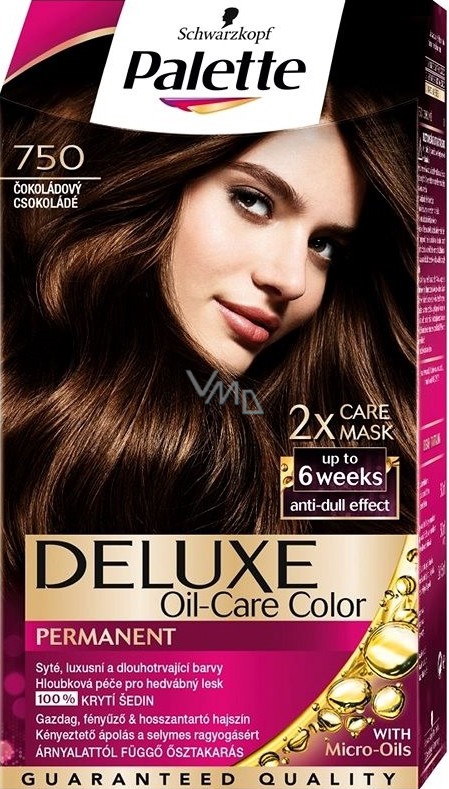 Schwarzkopf Palette Deluxe hair color 750 Chocolate 115 ml - VMD