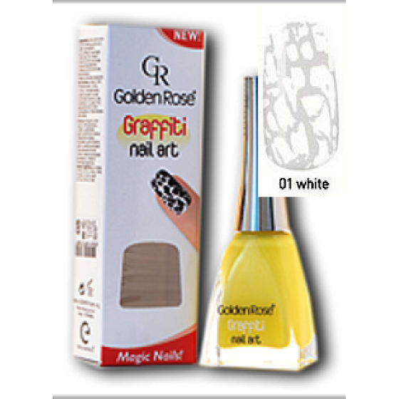 Golden Rose Graffiti Nail Art crackling nail polish shade 01 12 ml