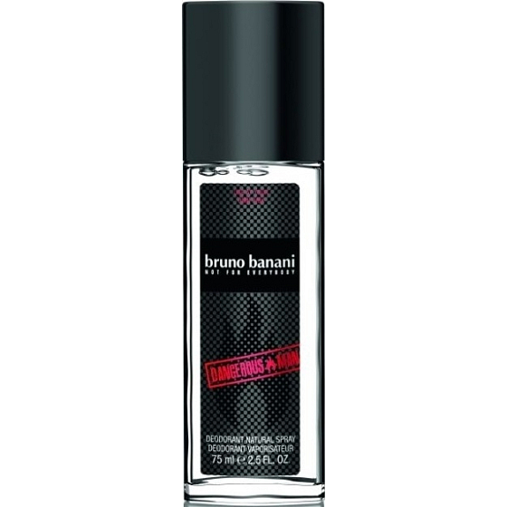 Bruno Banani Dangerous perfumed deodorant glass for men 75 ml