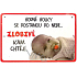 Nekupto Humor in the Czech Republic humorous sign 15 x 10 cm 1 piece