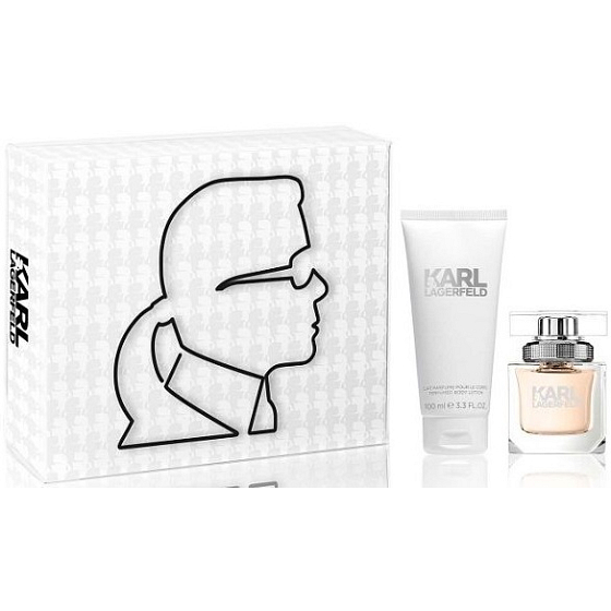 Karl Lagerfeld Eau de Parfum perfumed water 45 ml + body lotion 100 ml, gift set