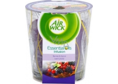 Air Wick Essential Oils Infusion Lesní plody vonná svíčka 105 g