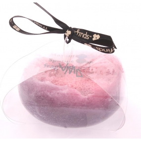 Fragrant Fun Glycerine massage soap with a sponge filled with the scent of Givenchy Play perfume in purple and white 200 g