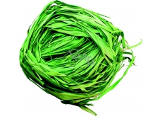 Raffia zelená nabarvené lýko k dekoraci 30 g