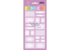 Arch Household Stickers Pastel Set Purple 12 labels