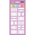 Arch Stickers for Home Pastel Set Purple 12 Labels