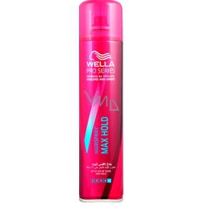 Wella Pro Series 5 Max Hold hairspray for strong firming with a gloss of 400 ml