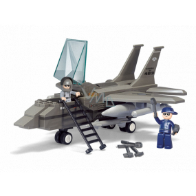EP Line Sluban Army 9v1 F15 Fighter, 142 pieces, recommended age 6+