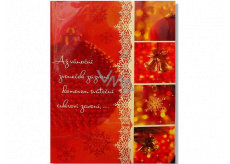 Albi Envelope Playing Wishes When the Christmas bell rings Bells of Happiness Karel Gott and Darina Rolincová 14.8 x 21 cm