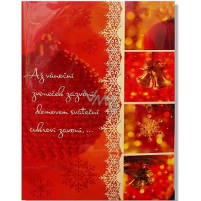 Albi Envelope Playing Wishes When the Christmas bell rings Bells of Happiness Karel Gott and Darina Rolincová 14.8 x 21 cm