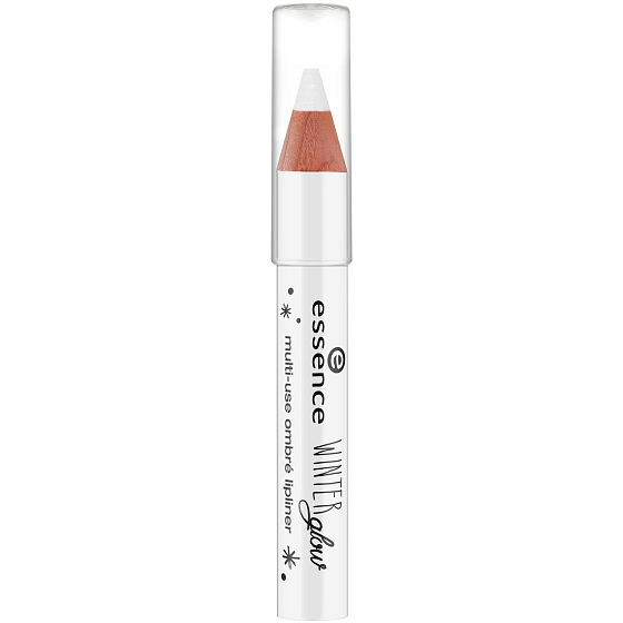 Essence Winter Glow Multi Use Ombré Lip Pencil 01 White Like a Snowflake 2.1 g