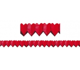 Garland Hearts Red Small 400 x 8 cm