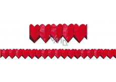 Garland of Hearts red small 400 x 8 cm