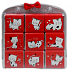 Nekupto Chocolate puzzle For you Cat 9 x 5 g, 11 x 11.5 x 0.7 cm