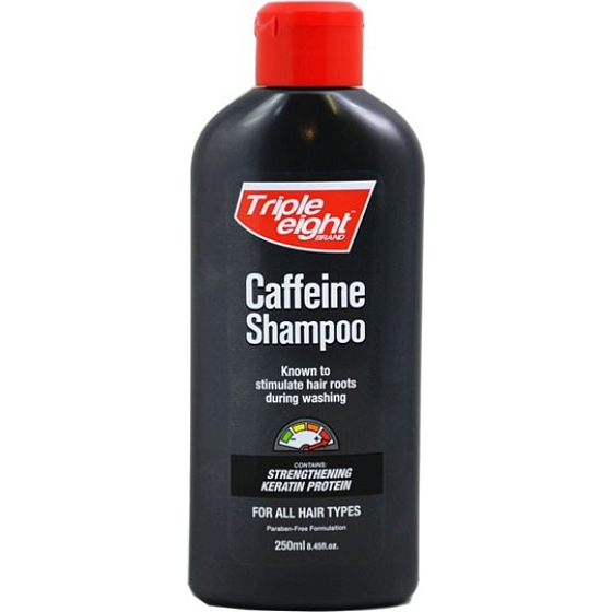 Triple Eight Caffeine Shampoo to Stimulate Hair Growth for All Types 250 ml