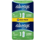 Always Ultra Standard sanitary napkins 24 pieces