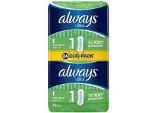 Always Ultra Standard sanitary napkins 24 pieces
