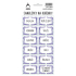 Arch Stickers for Spice Jars Lavender Basil - Pure Spice Varieties