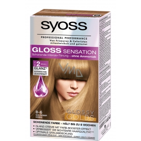 Syoss Gloss Sensation Gentle hair color without ammonia 8-6 Honey gold 115 ml