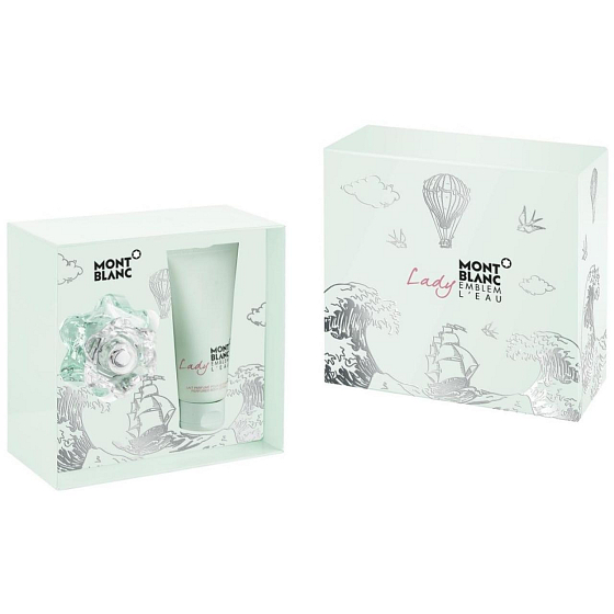 Montblanc Lady Emblem L Eau Eau de Toilette for Women 50 ml + Body Lotion for Women 100 ml, gift set