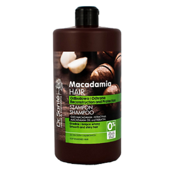 Dr. Santé Macadamia Hair Macadamia Oil and Keratin Shampoo for Weakened Hair 1L