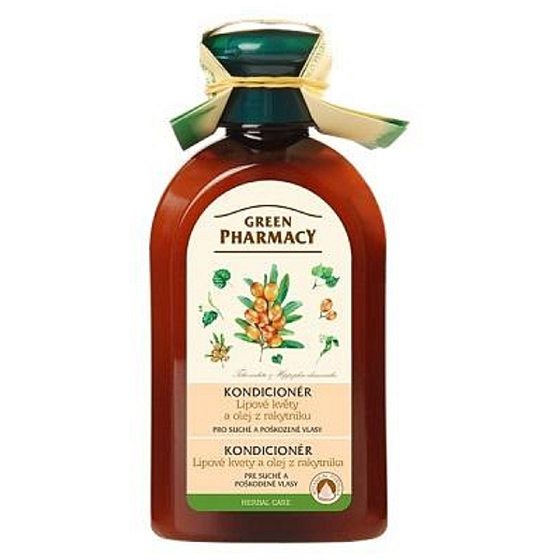 Green Pharmacy Lime Blossom and Sea Buckthorn Oil Conditioner for dry and damaged hair 300 ml