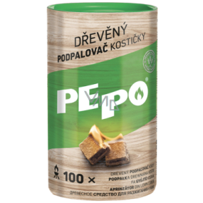 Pe-Po Firestarter Wooden Cubes 100 Ignitions