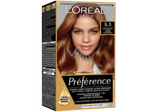 Loreal Paris Préférence hair color 5.3 Virginia Light brown gold