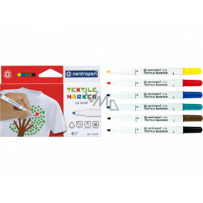 Centropen Textile Marker Marker (markers) for textiles 6 pieces