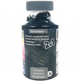 Kittfort Color Line 2in1 liquid tinting and painting paint 20 Anthracite 350 g