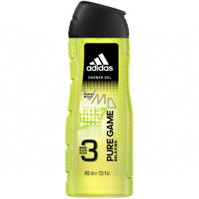 Adidas Pure Game 3in1 shower gel for body, face and hair for men 400 ml