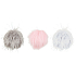 Hairy ball for hanging different colors 6 cm 1 piece
