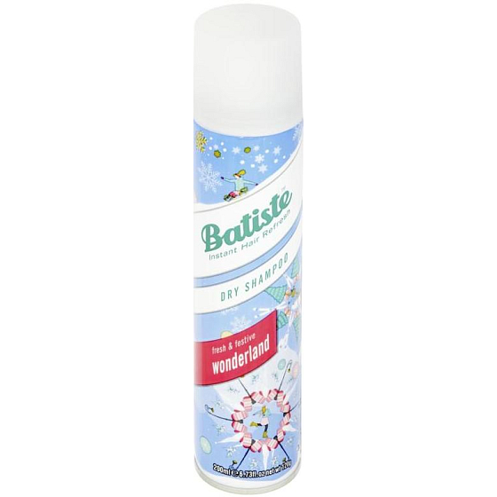 Batiste Wonderland dry hair shampoo for a light and fluffy volume of 200 ml