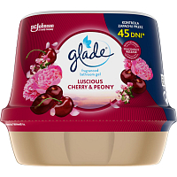 Glade Air Freshener Gel for Bathroom Luscious Cherry & Peony, 180 g