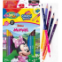 Colorino Triangular Crayons Disney Minnie Double-Sided 24 Colors