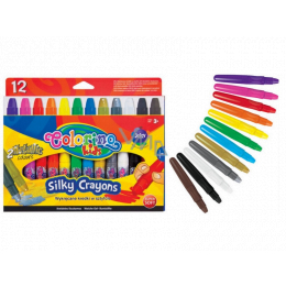 Colorino Crayons triangular, double-sided 24 colors - VMD