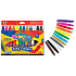 Colorino Silky 3-in-1 crayons with plastic holder 12 colors
