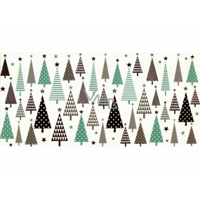 Albi Greeting card in an envelope Trees for cream 9 x 19 cm