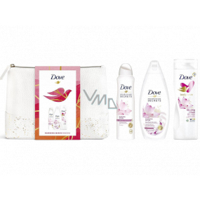 Dove Nourishing Secrets Glowing Ritual Shower Gel 250 ml + antiperspirant deodorant spray 150 ml + body lotion 250 ml + case, cosmetic set