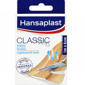 Hansaplast Classic strongly adhesive patch 1 mx 6 cm